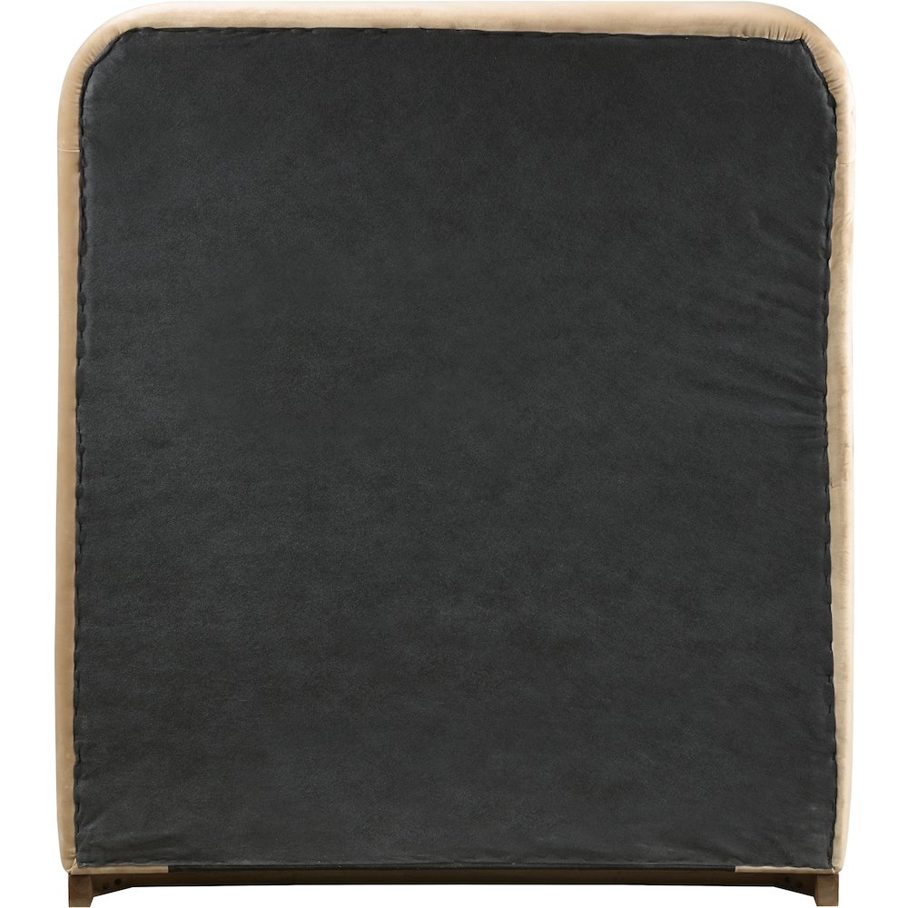 Rava Beige / Brown Velvet Upholstered Twin Bed. Picture 8