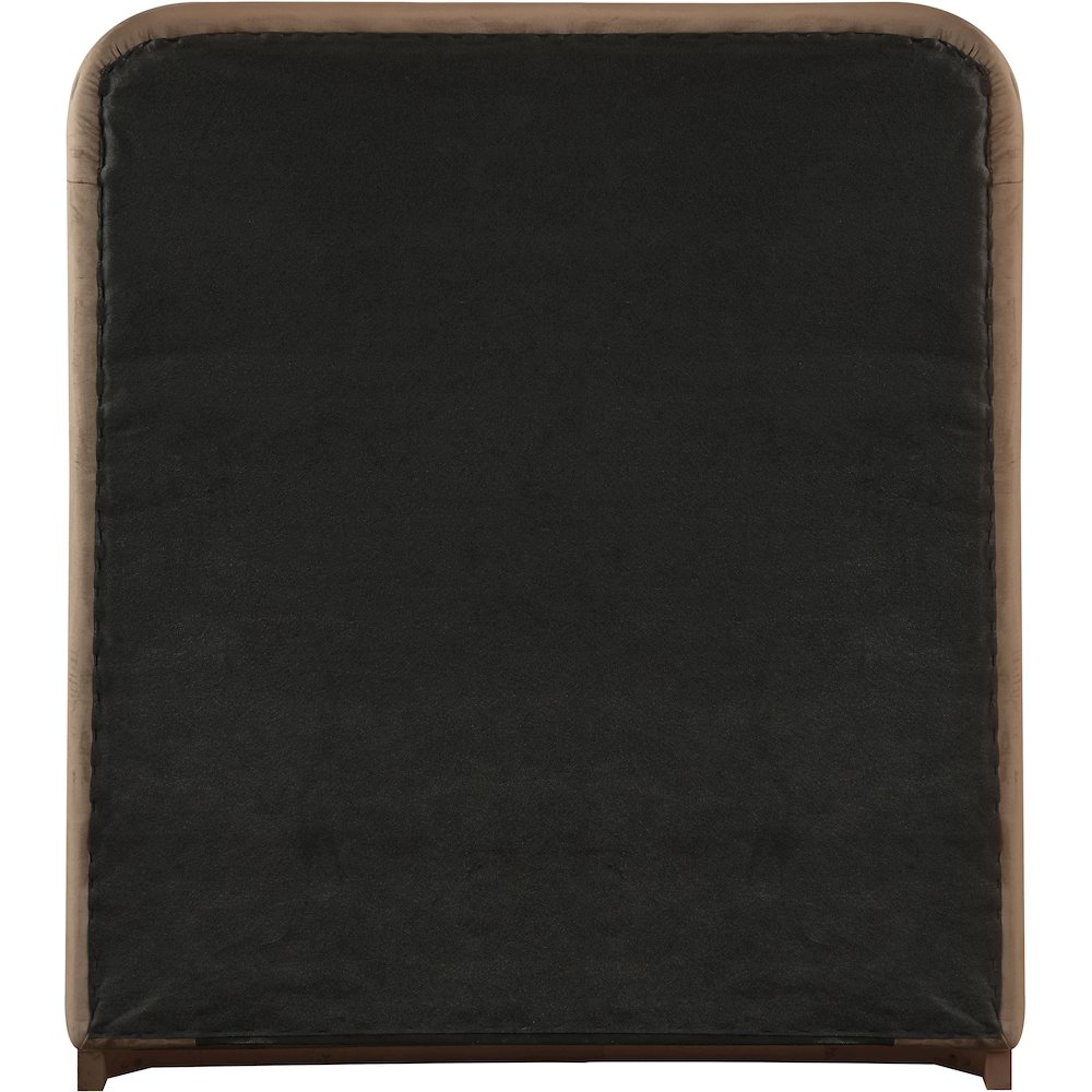 Rava Brown / Beige Velvet Upholstered Twin Bed. Picture 8