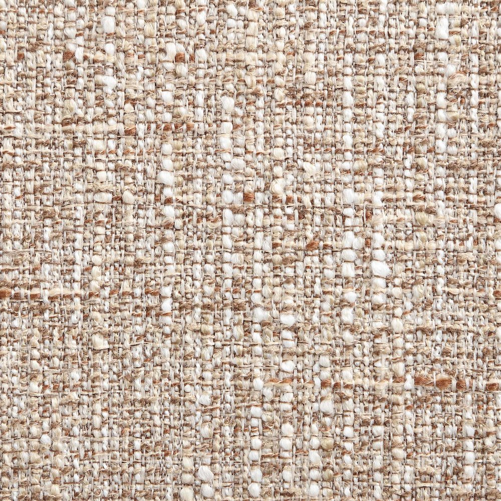Ravina Cognac Vegan Leather and Linen Fabric Upholstered Counter Stool. Picture 8