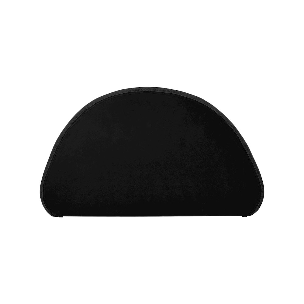 Rudy Black Teddy Fabric Queen Bed. Picture 6