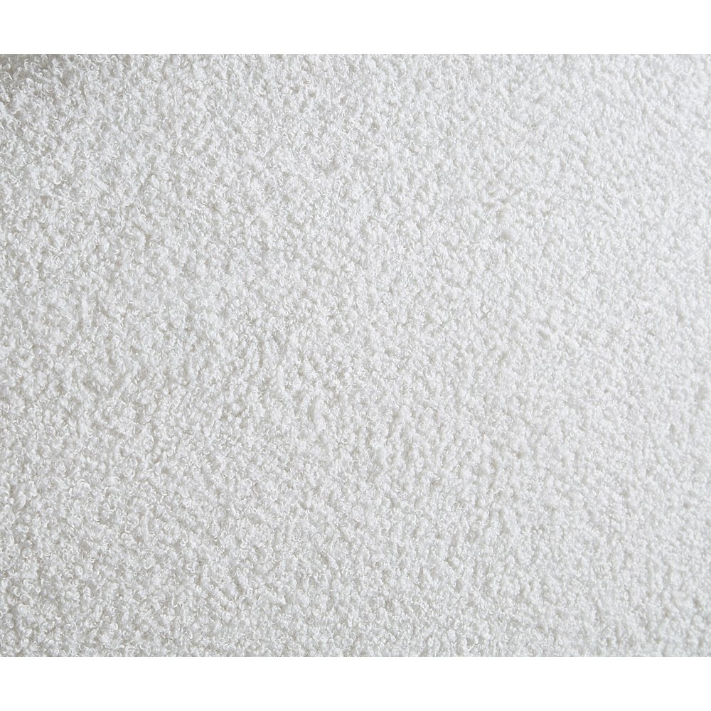 Rudy Cream Teddy Fabric Full Bed. Picture 9