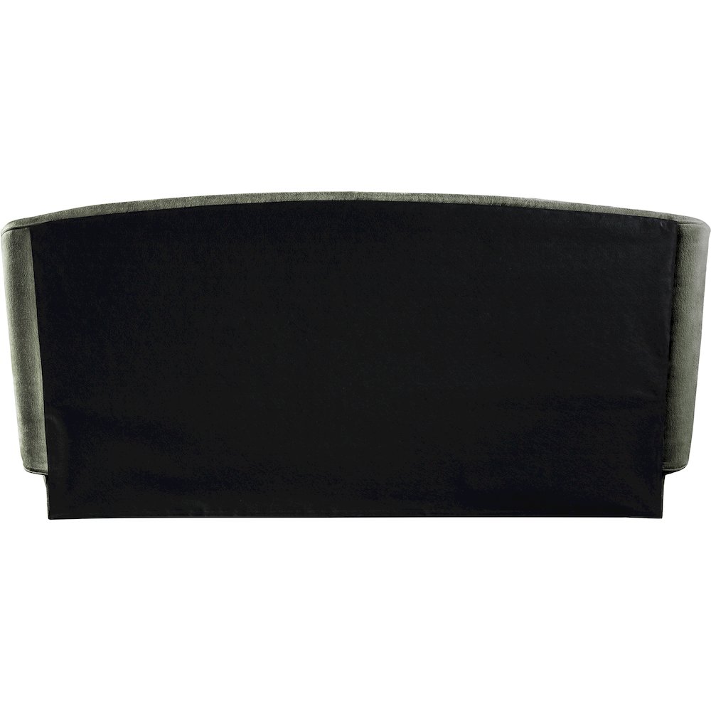 Sandro Green Chenille Fabric Upholstered Queen Bed. Picture 7