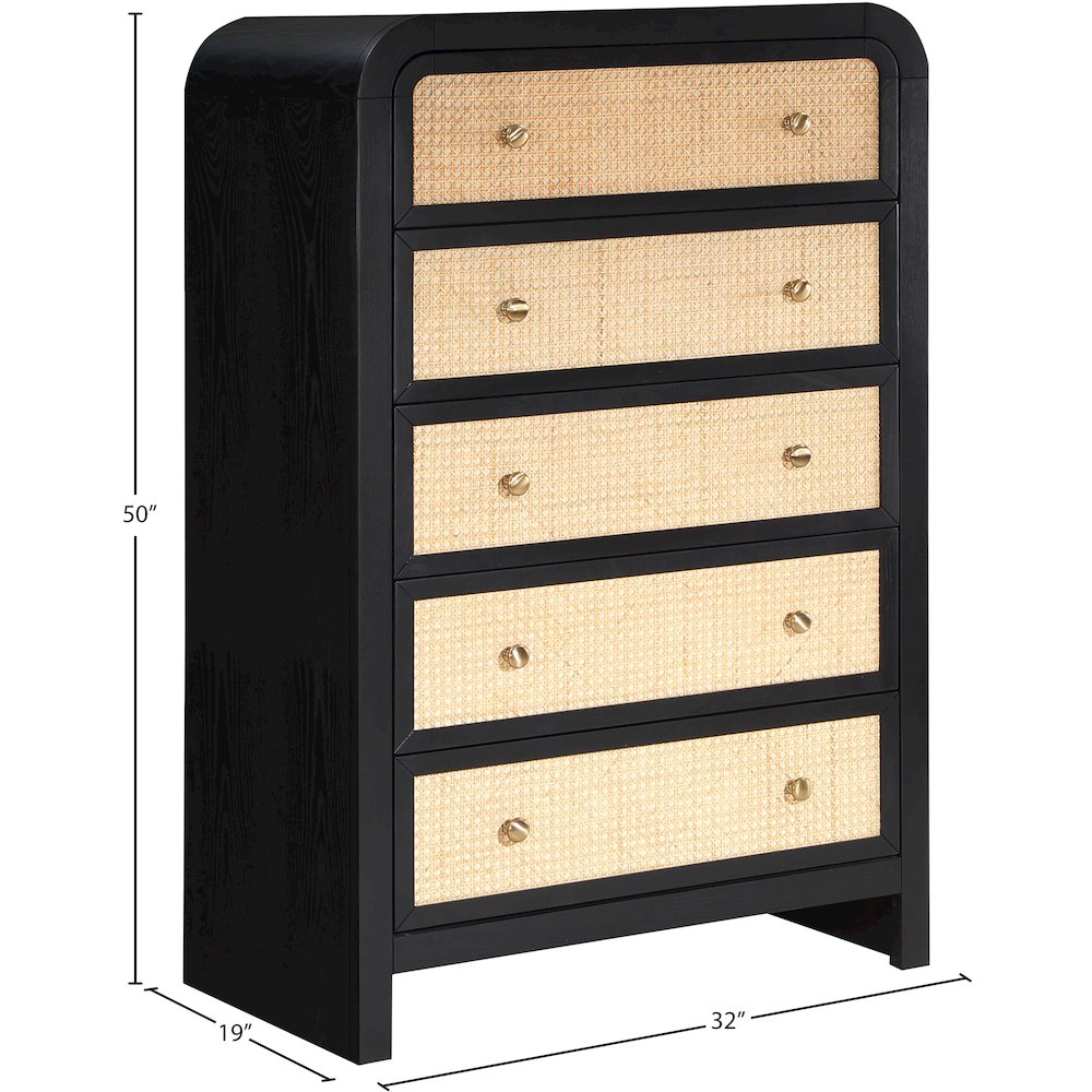 Siena Black Chest. Picture 8