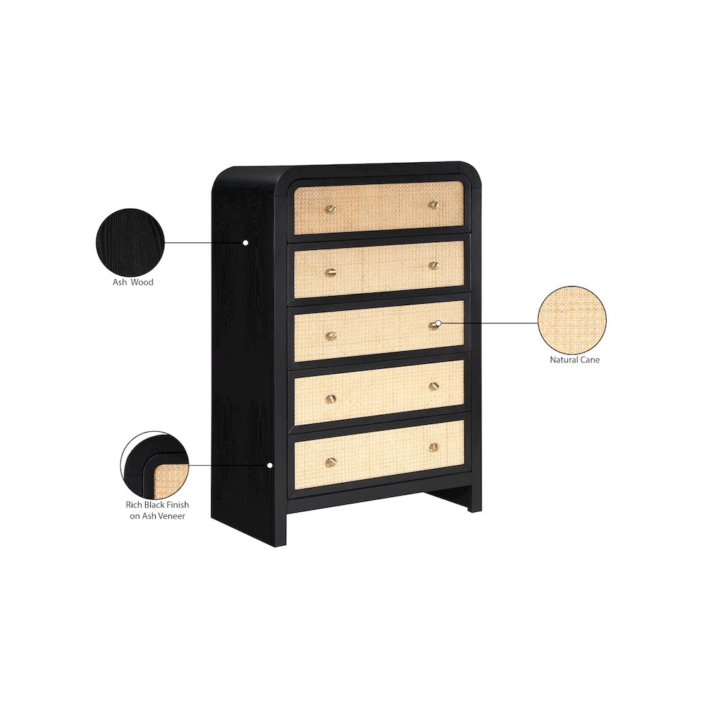 Siena Black Chest. Picture 9