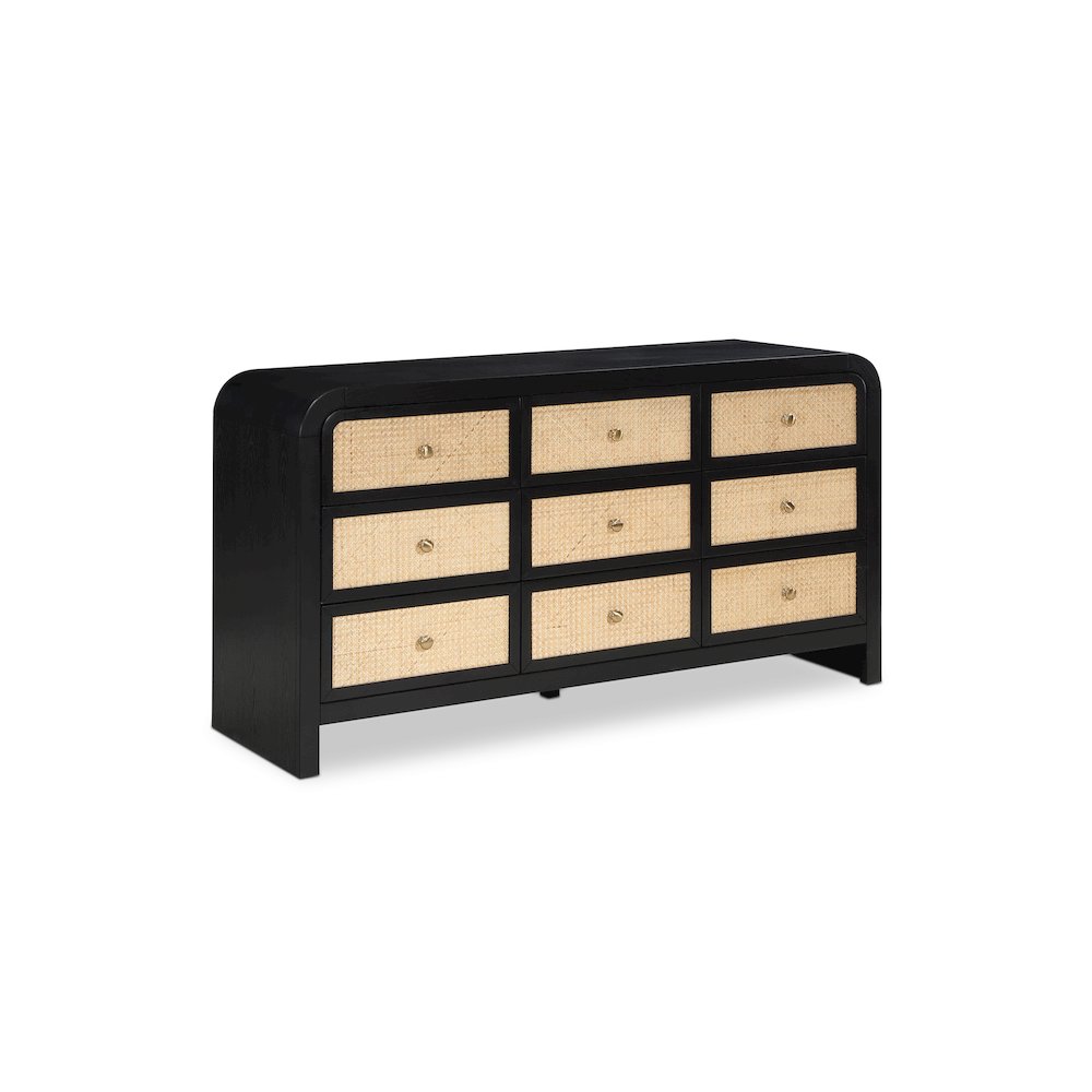 Siena Black Dresser. Picture 1