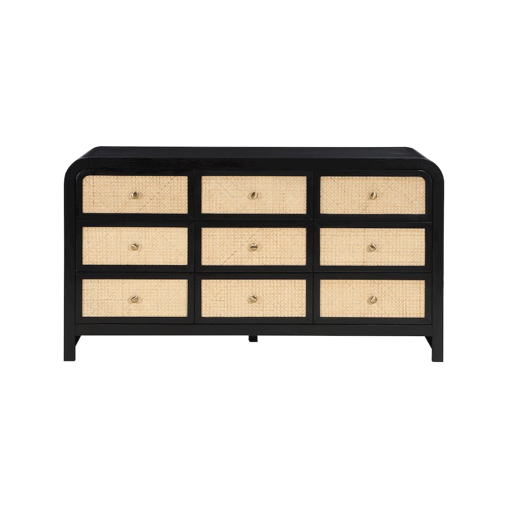 Siena Black Dresser. Picture 2