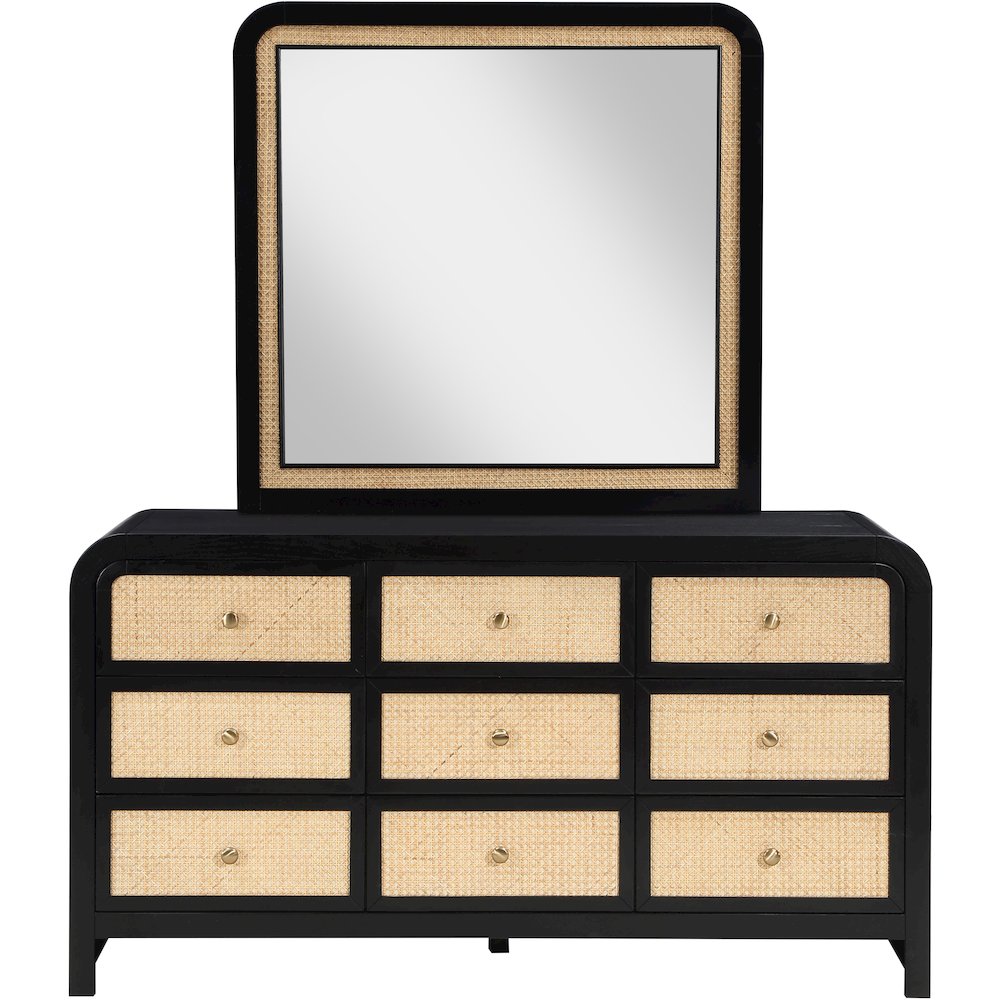 Siena Black Dresser. Picture 3