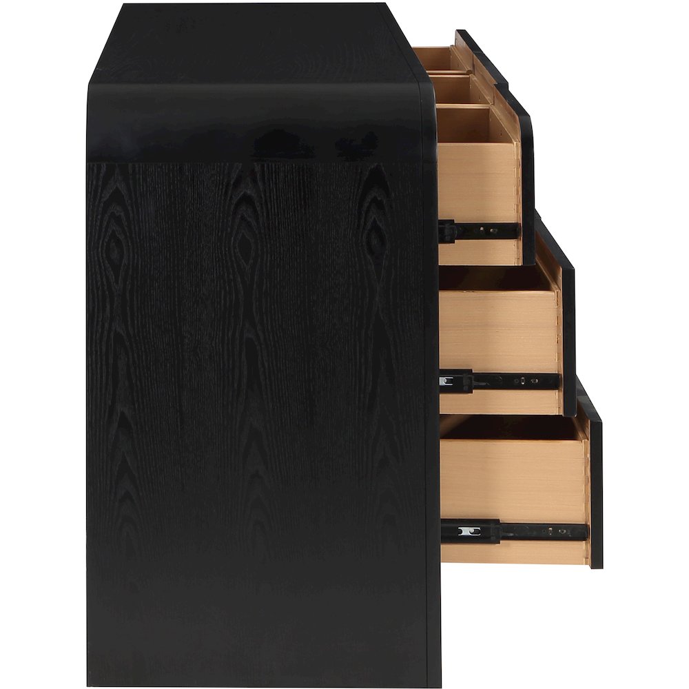 Siena Black Night Stand. Picture 3