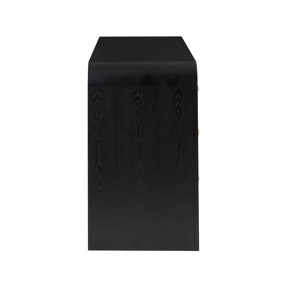 Siena Black Night Stand. Picture 4
