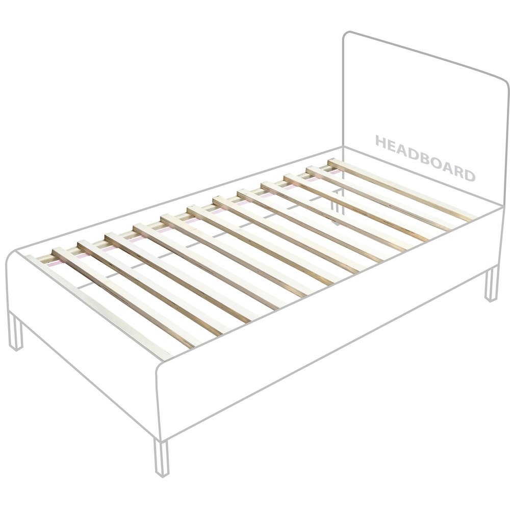 Siena Black Ash Wood Twin Bed. Picture 6