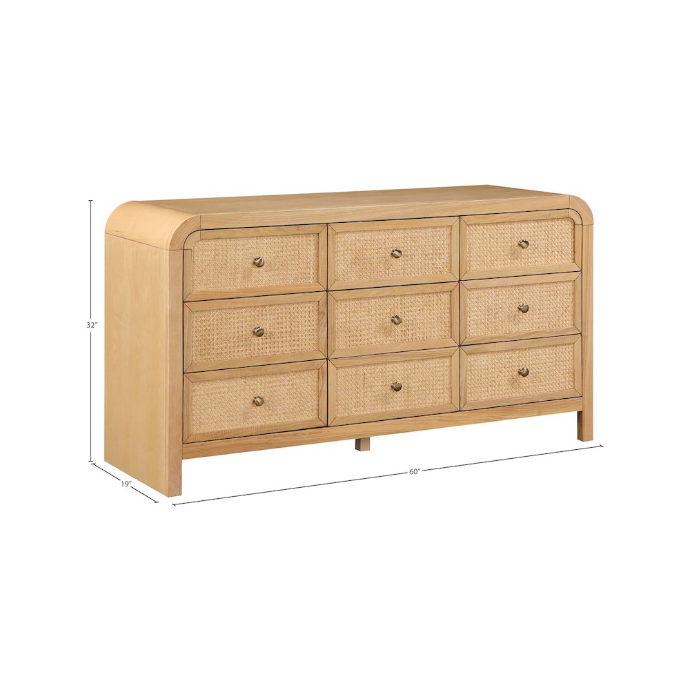 Siena Natural Dresser. Picture 10