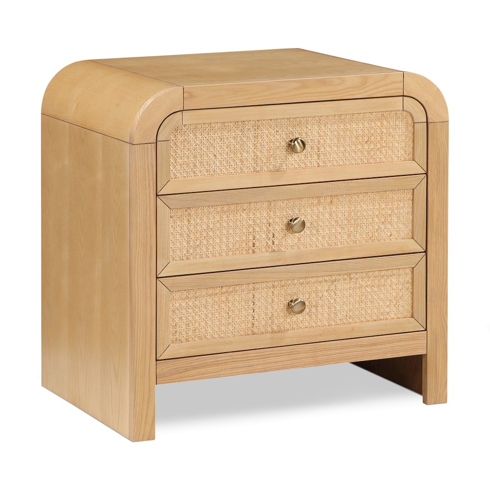 Siena Natural Night Stand. Picture 1