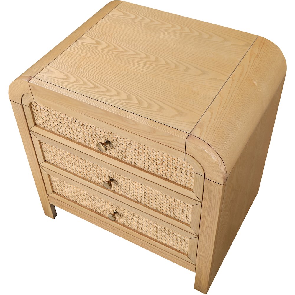 Siena Natural Night Stand. Picture 6