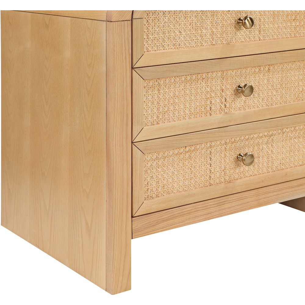 Siena Natural Night Stand. Picture 7