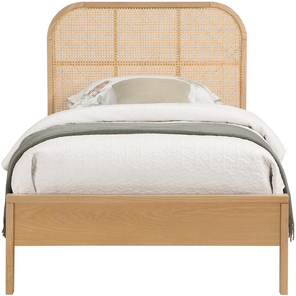 Siena Natural Ash Wood Twin Bed. Picture 2