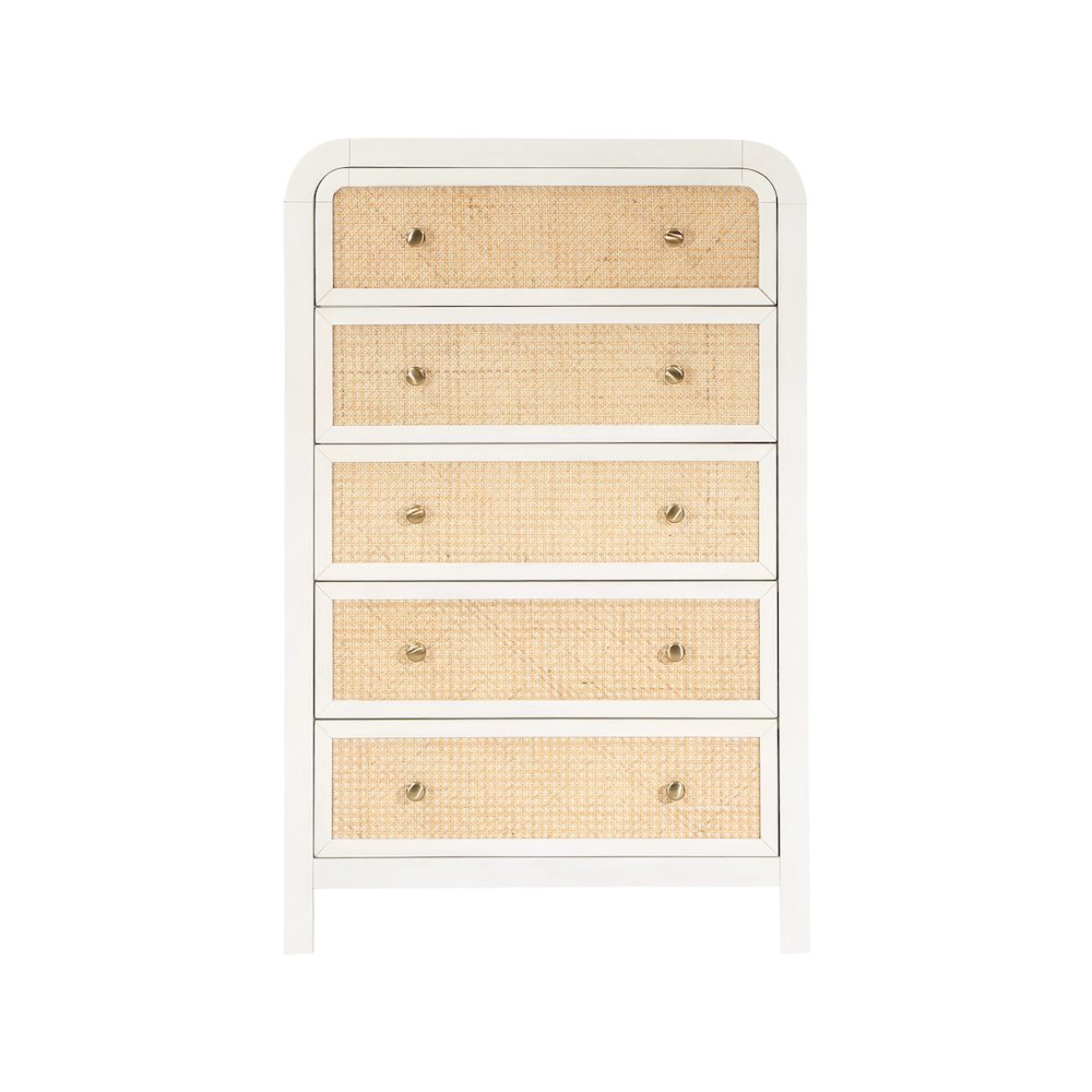 Siena White Chest. Picture 2