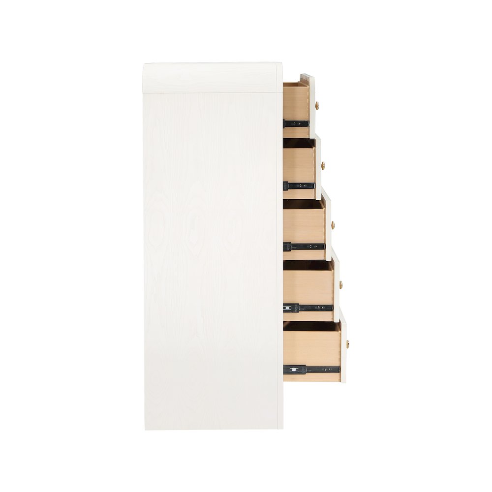 Siena White Chest. Picture 3