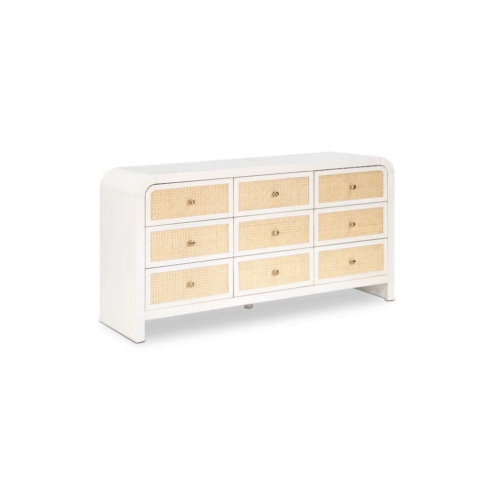 Siena White Dresser. Picture 1
