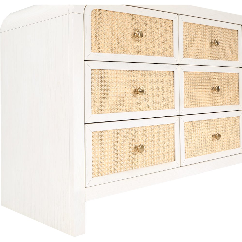 Siena White Dresser. Picture 9