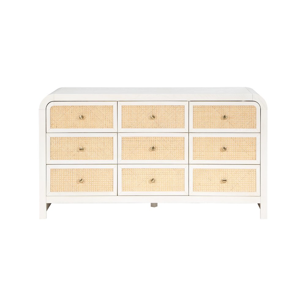 Siena White Dresser. Picture 2