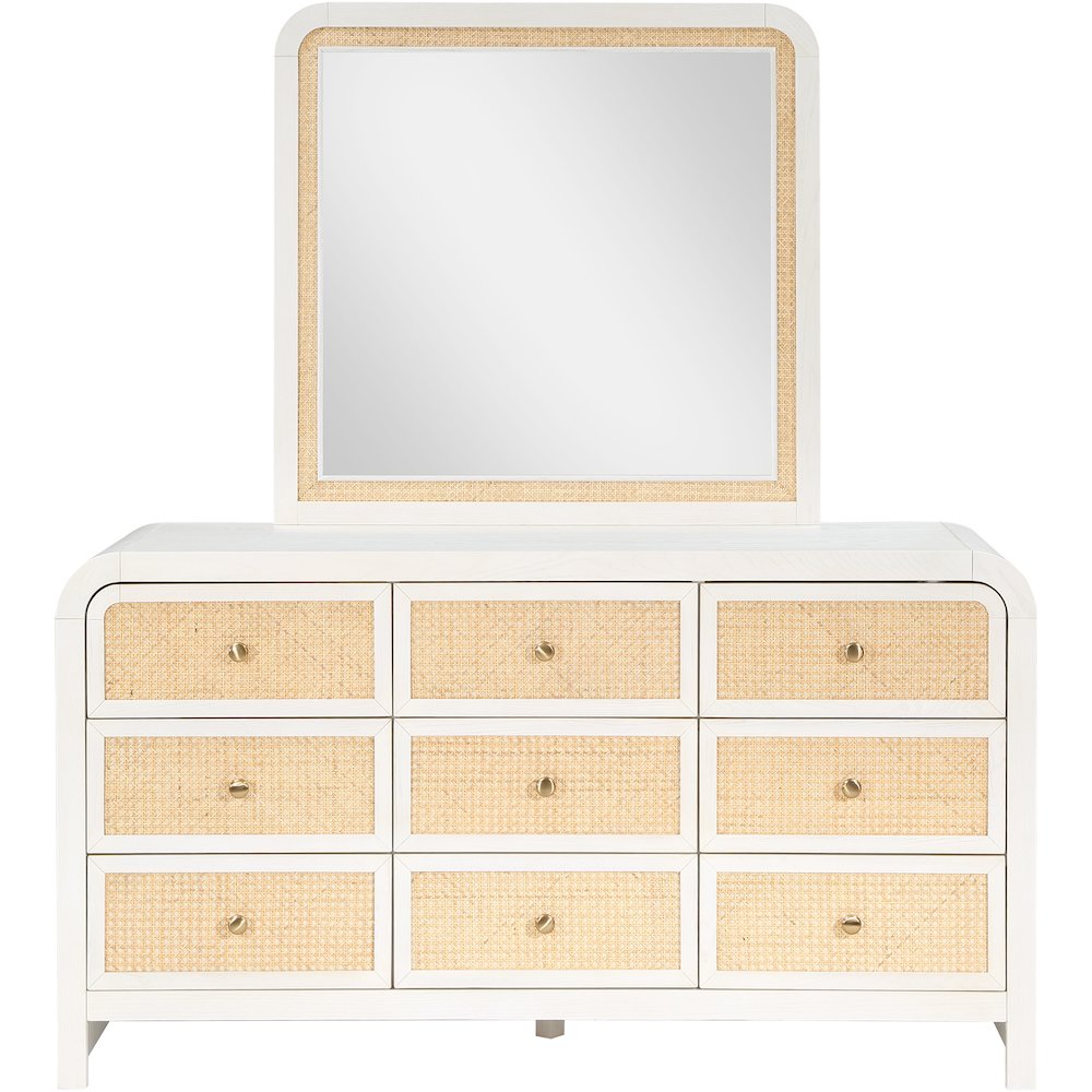 Siena White Dresser. Picture 3