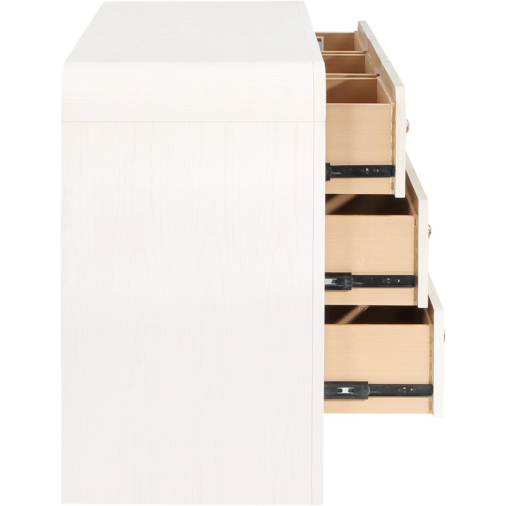 Siena White Dresser. Picture 5