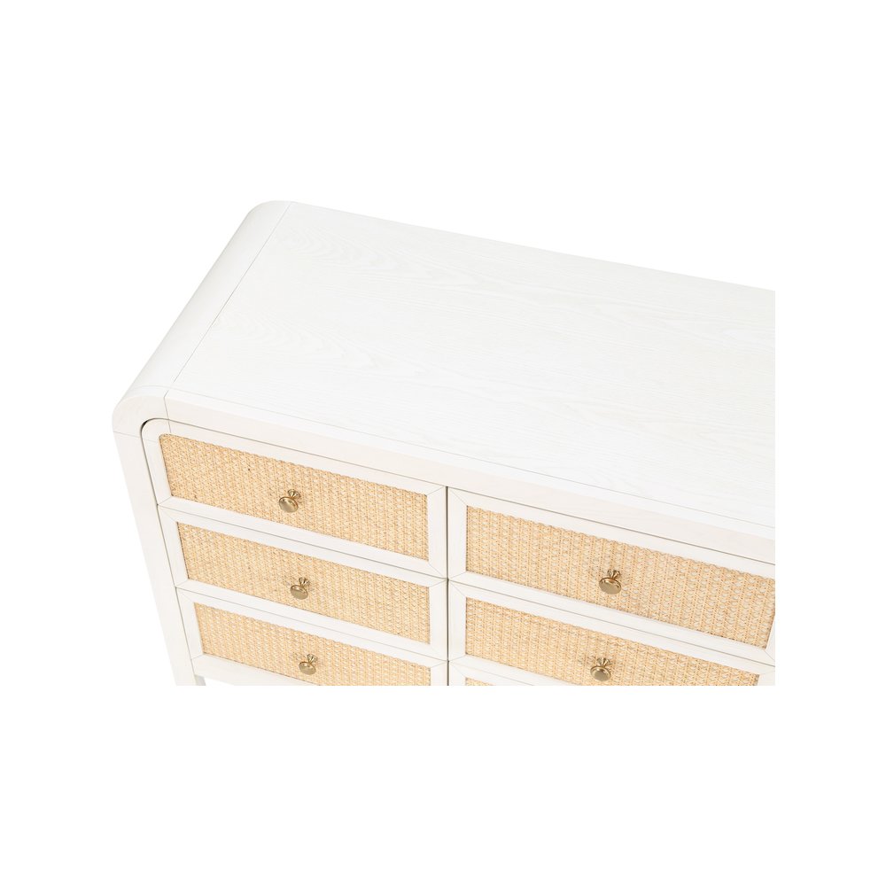 Siena White Dresser. Picture 8