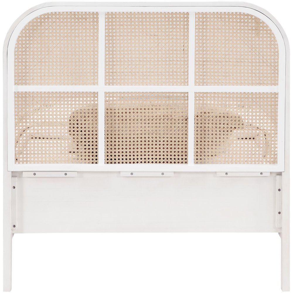Siena White Ash Wood Twin Bed. Picture 4