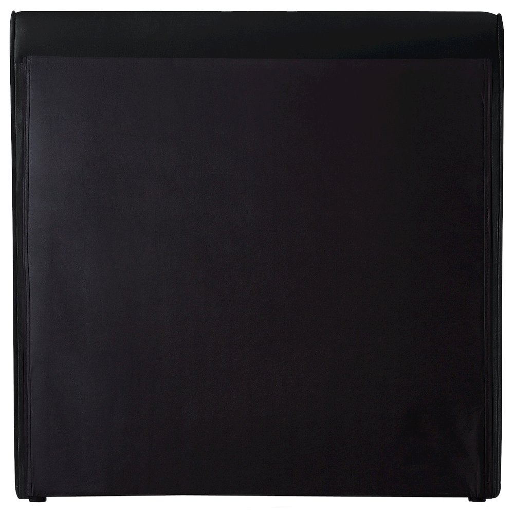 Sloan Black Velvet Twin Bed. Picture 5