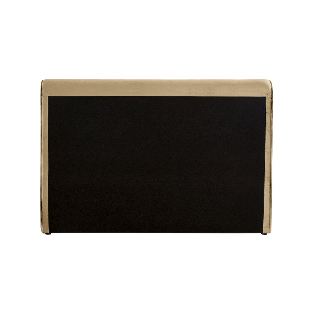 Sloan Camel Velvet King Bed. Picture 5