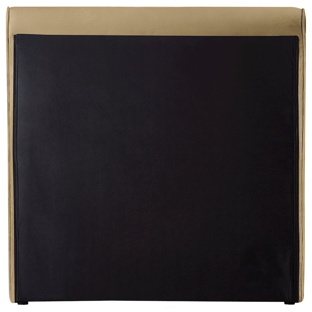 Sloan Camel Velvet Twin Bed. Picture 5