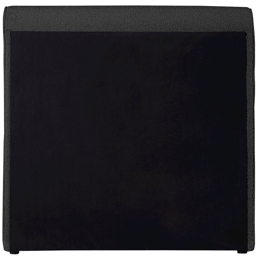 Stylus Black Boucle Fabric Twin Bed. Picture 5