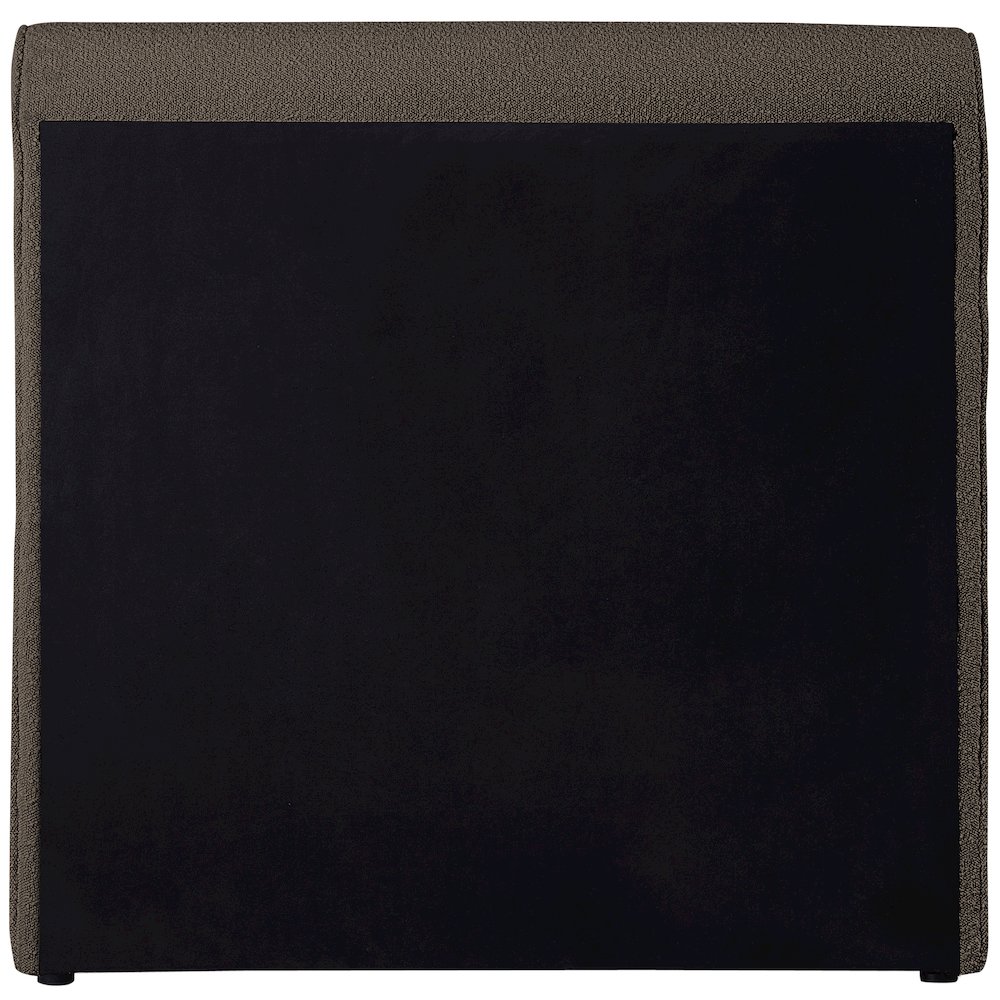 Stylus Brown Boucle Fabric Twin Bed. Picture 5