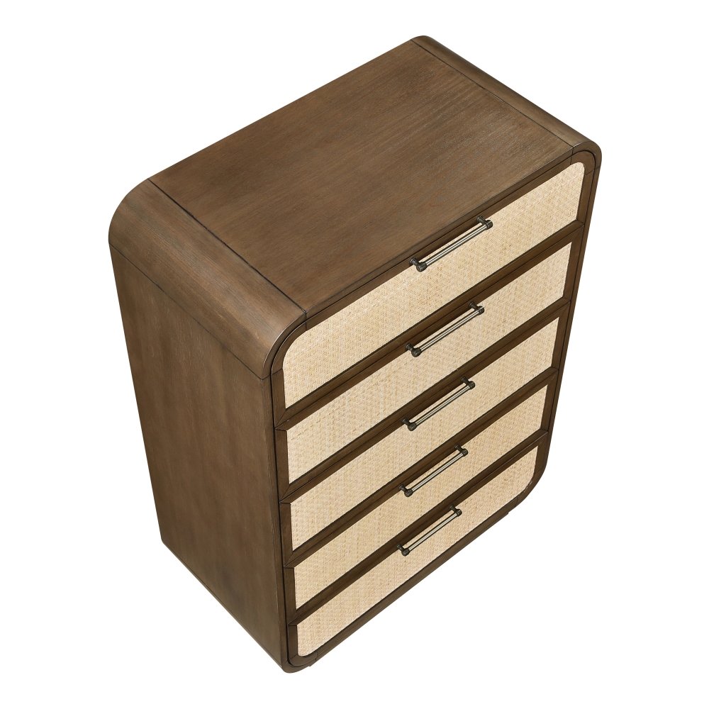 Windsor Brown Solid Wood Chest. Picture 7