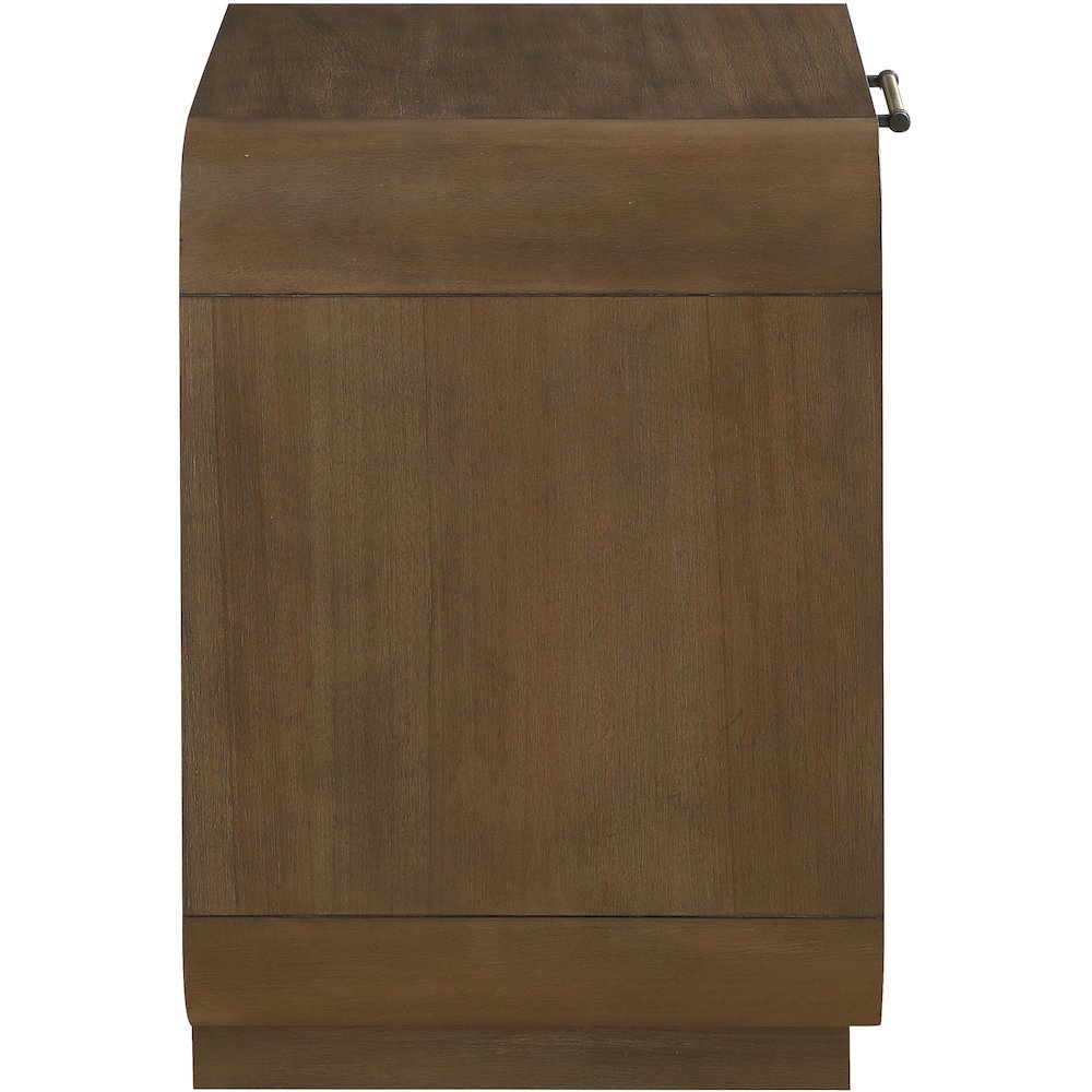 Windsor Brown Solid Wood Nightstand. Picture 2
