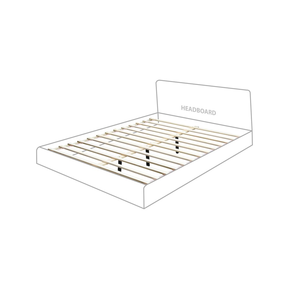 Zara Navy Velvet Queen Bed. Picture 7