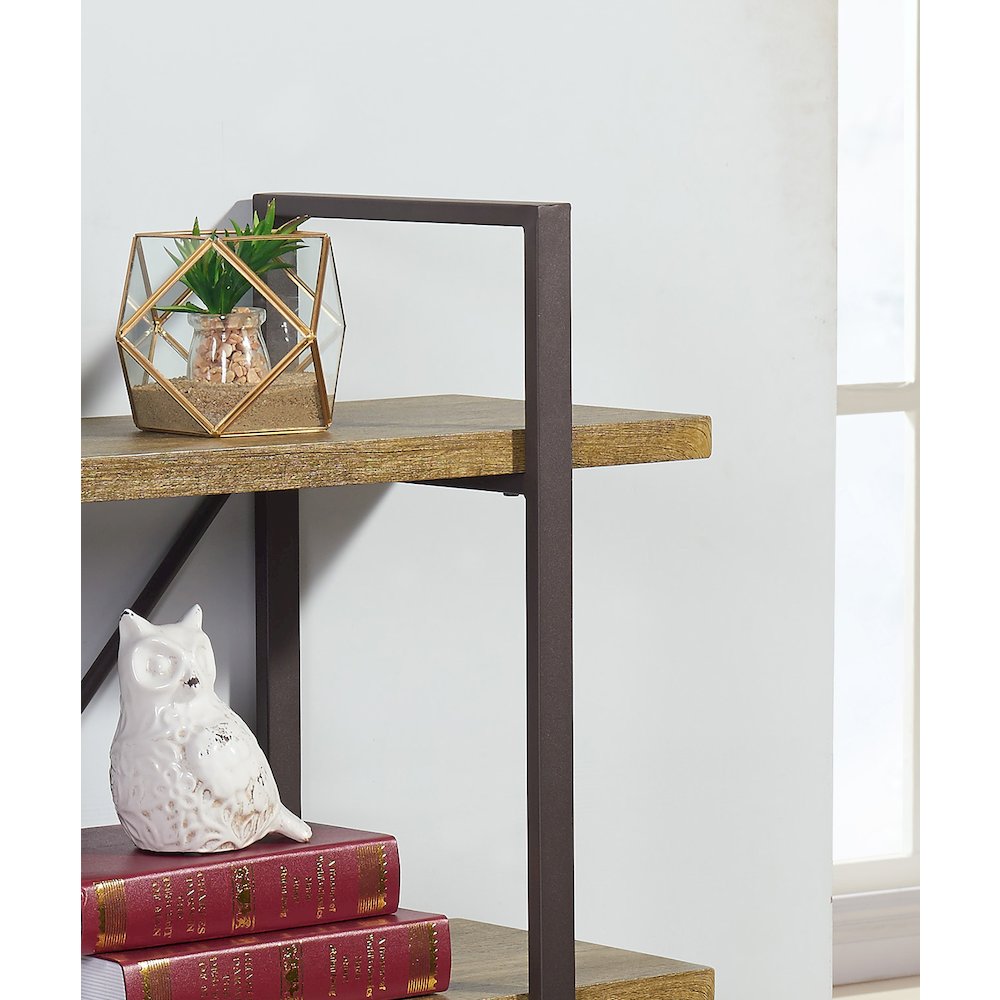 Three Level Rustic Shelving Unit. Picture 6