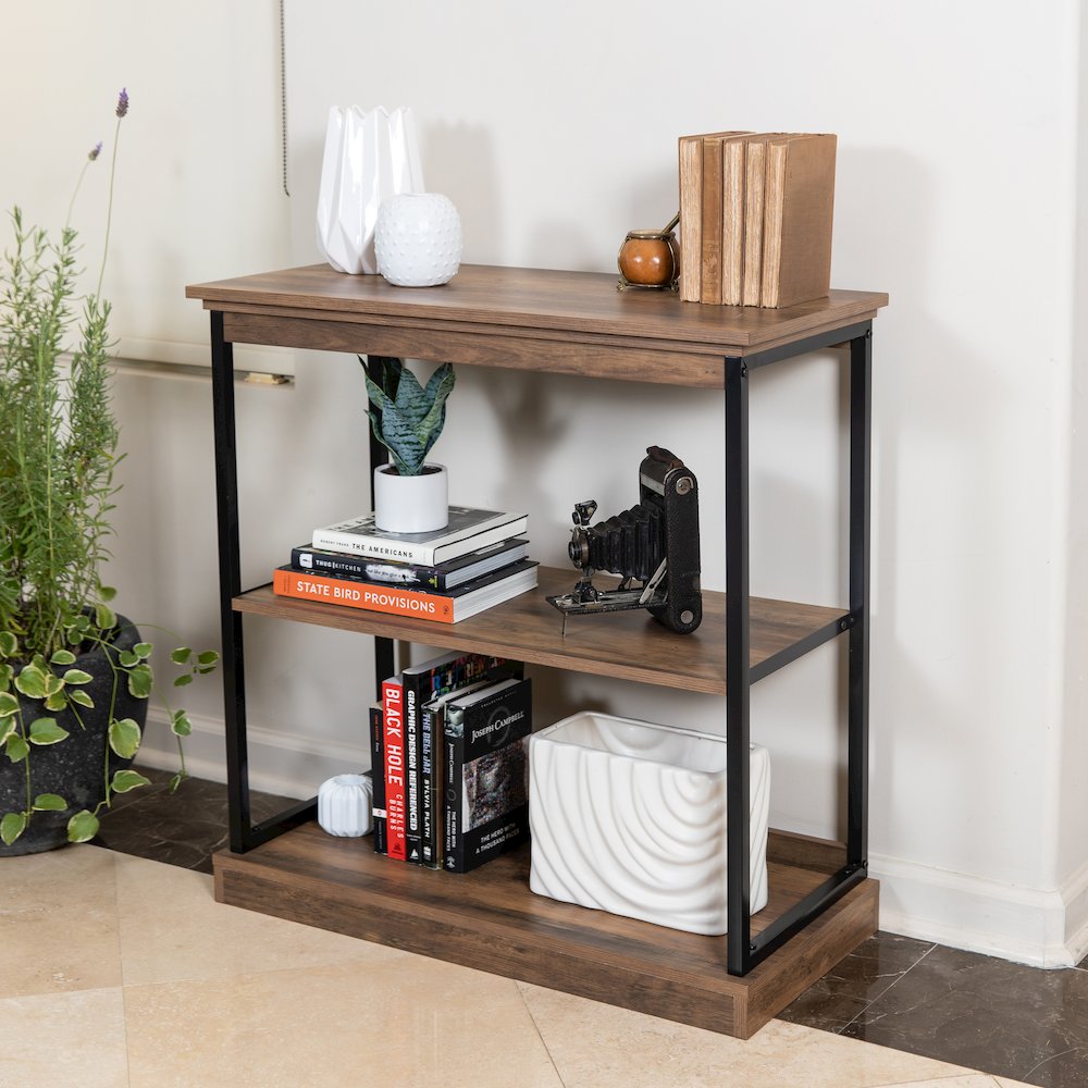 Oslo Contemporary 3-shelf Etagere Bookcase. Picture 4