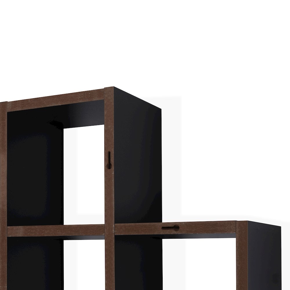Cubby Chessboard Wall Shelf – Black. Picture 8