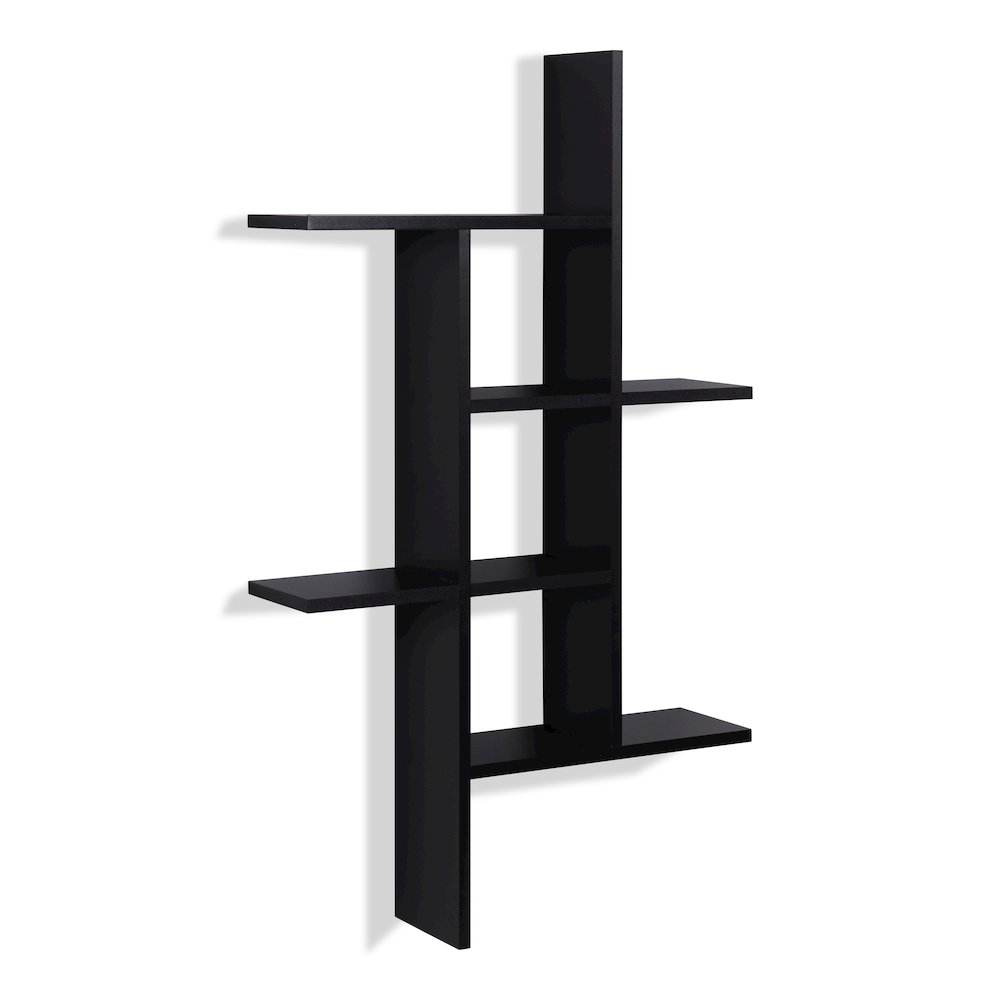 Cantilever Wall Shelf - Black. Picture 4
