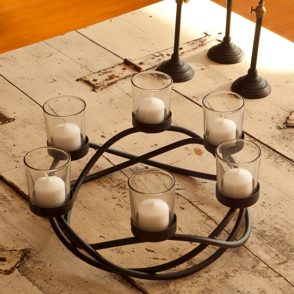 Round Waves Candleholder. Picture 4