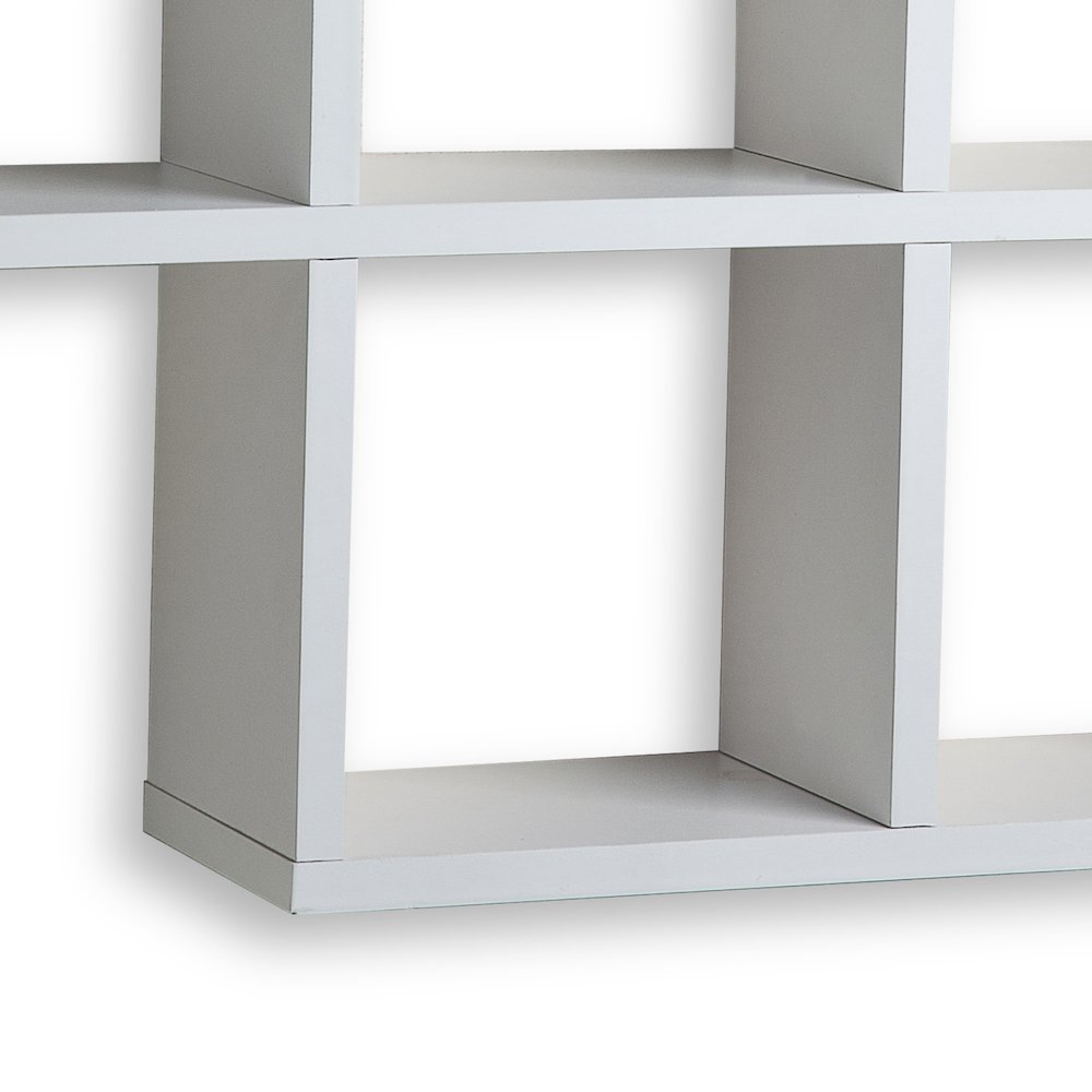 Cubby Laminated White Veneer Shelving Unit. Picture 4
