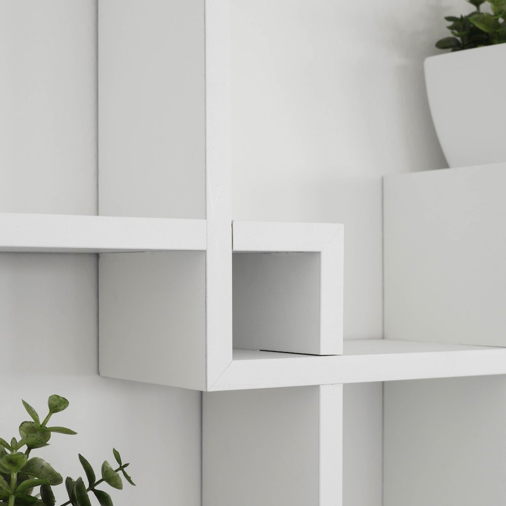Intersecting Cube Shelves - White. Picture 5