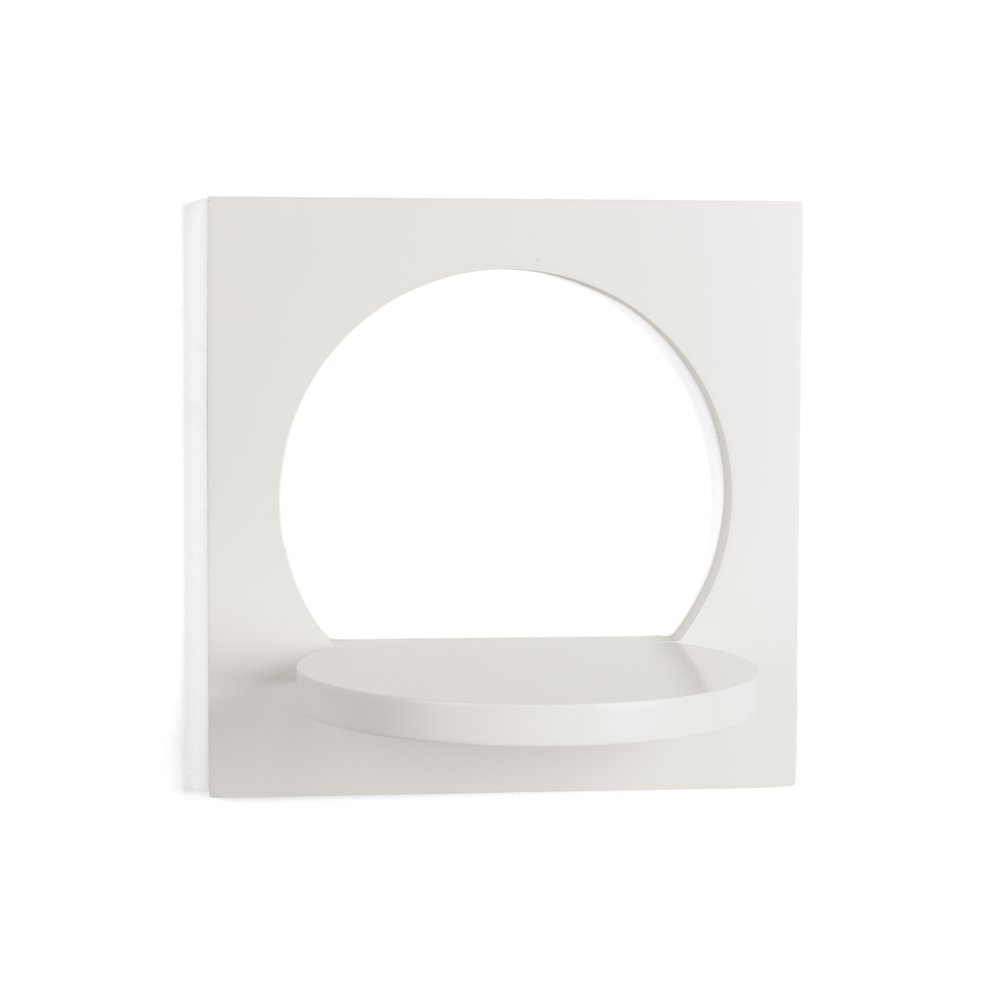 Set of 2 Silhouette  Shelves-White. Picture 5