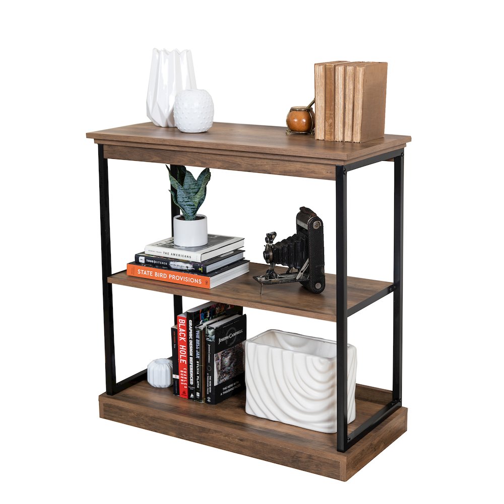 Oslo Contemporary 3-shelf Etagere Bookcase. Picture 10