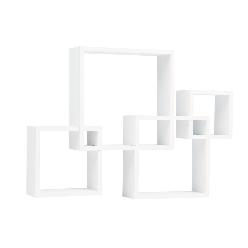 Intersecting Cube Shelves - White. Picture 6