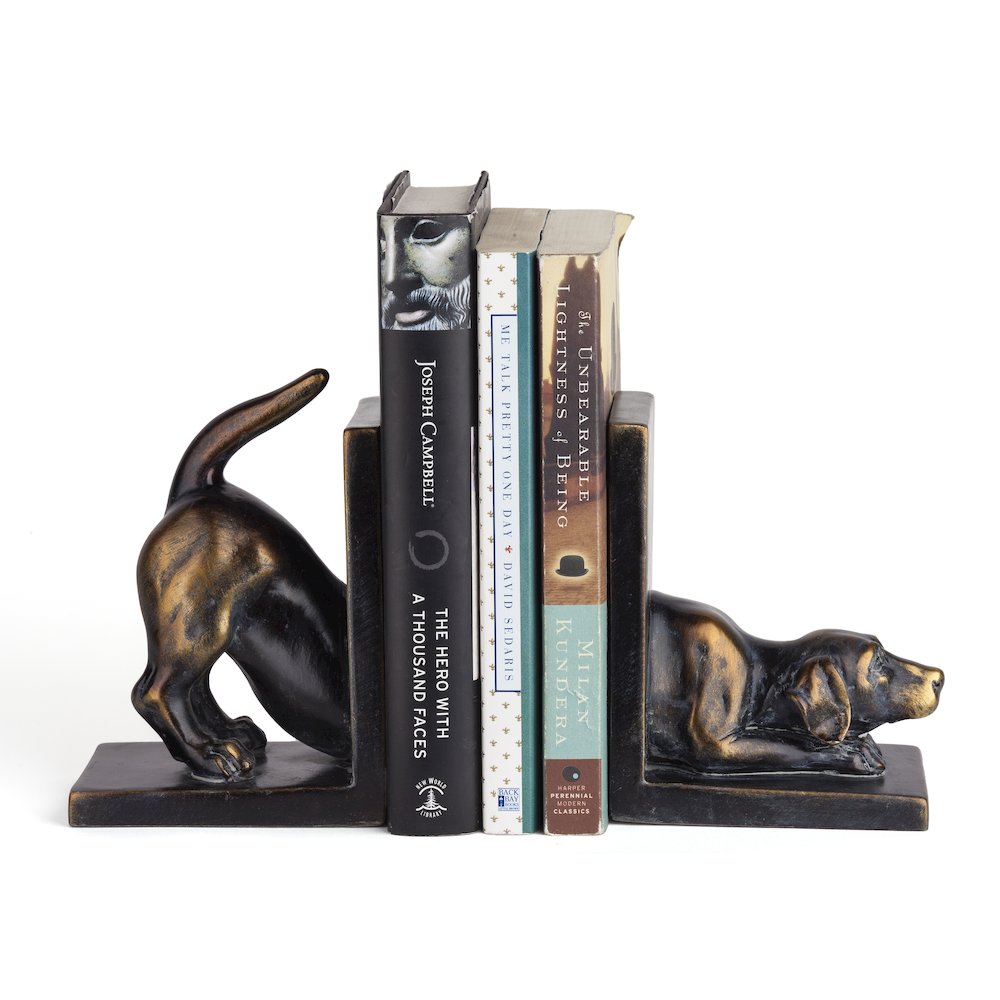 Labrador Dog Bookend Set. Picture 1