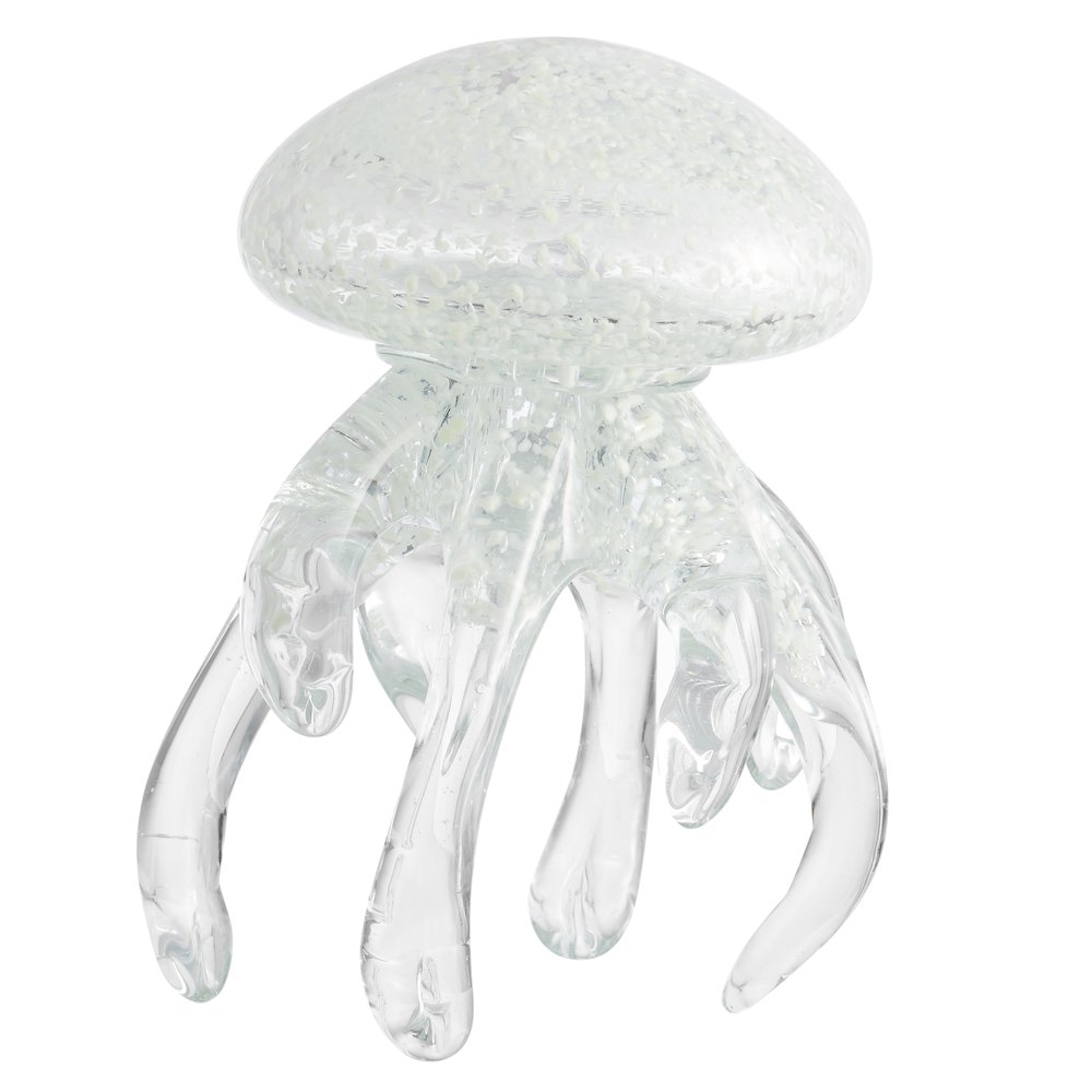 Lorelei Glow-in-the-Dark Decorative Glass Sculpture Nautical Figure - Jellyfish. Picture 10
