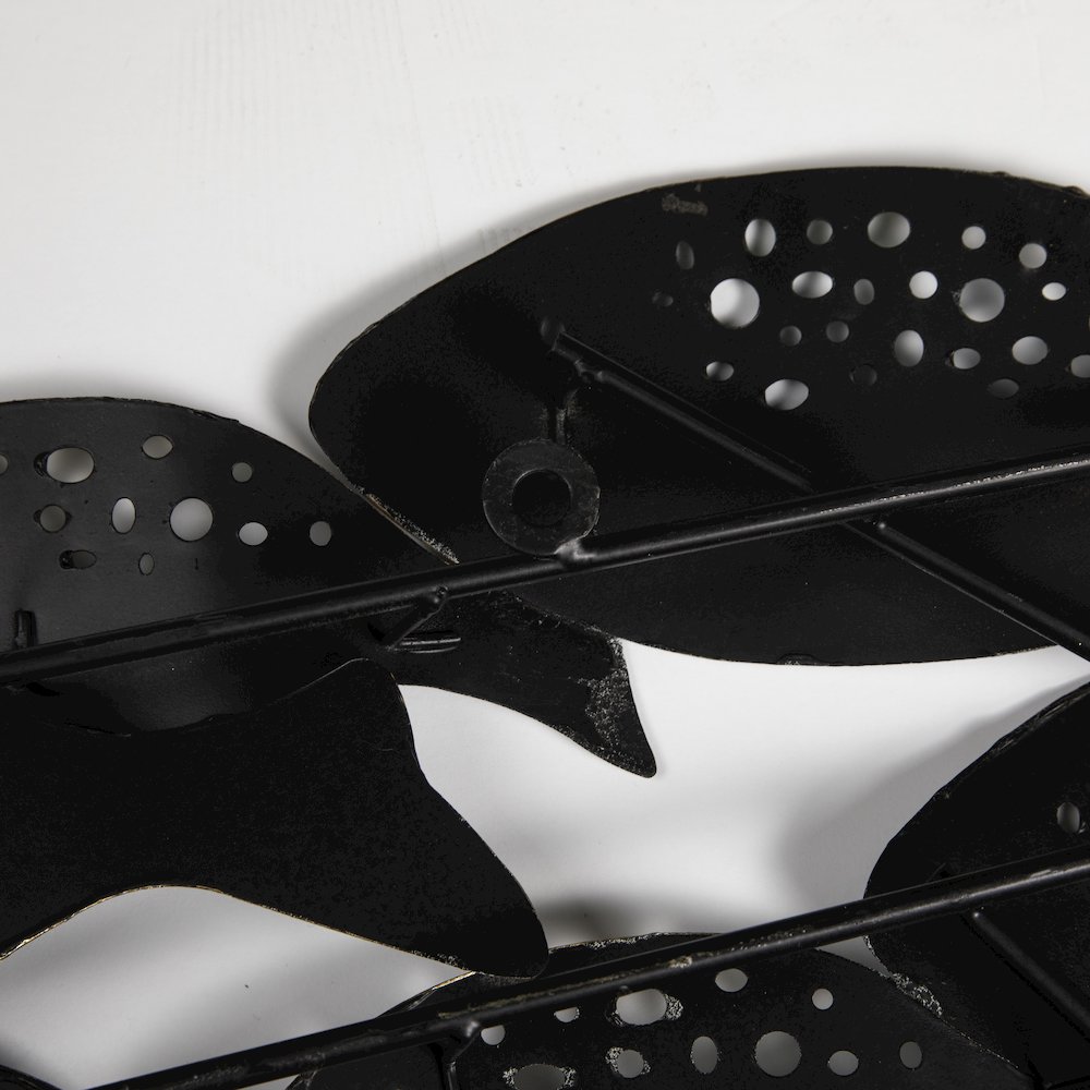 School of Fish Nautical Coastal Modern Metal Wall Art. Picture 7