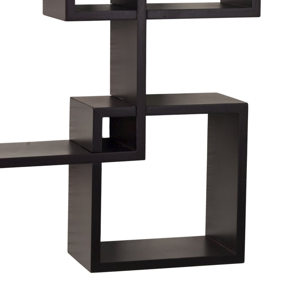 Intersecting Cube Shelves - Espresso. Picture 6
